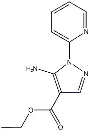 ETHYL 5-AMINO-1-PYRIDIN-2-YL-1H-PYRAZOLE-4-CARBOXYLATE CAS#: 69722-29-8