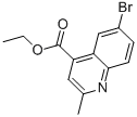 ETHYL 6-BROMO-2-METHYLQUINOLINE-4-CARBOXYLATE CAS#: 62482-30-8