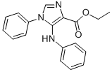 ETHYL1-PHENYL-5-PHENYLAMINOIMIDAZOLE-4-CARBOXYLATE CAS#: 68695-58-9