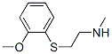 Ethanamine, 2-[(2-methoxyphenyl)thio]-N-methyl- (9CI) CAS#: 687622-79-3