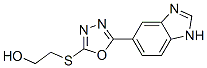 Ethanol, 2-[[5-(1H-benzimidazol-5-yl)-1,3,4-oxadiazol-2-yl]thio]- (9CI) CAS#: 606117-02-6