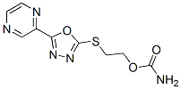 Ethanol, 2-[(5-pyrazinyl-1,3,4-oxadiazol-2-yl)thio]-, carbamate (ester) (9CI) CAS#: 604740-37-6