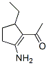 Ethanone, 1-(2-amino-5-ethyl-1-cyclopenten-1-yl)- (9CI) CAS#: 690660-94-7