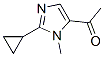 Ethanone, 1-(2-cyclopropyl-1-methyl-1H-imidazol-5-yl)- (9CI) CAS#: 600638-77-5