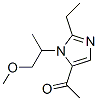 Ethanone, 1-[2-ethyl-1-(2-methoxy-1-methylethyl)-1H-imidazol-5-yl]- (9CI) CAS#: 600699-63-6