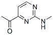Ethanone, 1-[2-(methylamino)-4-pyrimidinyl]- (9CI) CAS#: 645419-05-2