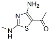 Ethanone, 1-[4-amino-2-(methylamino)-5-thiazolyl]- (9CI) CAS#: 674807-17-1