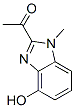 Ethanone, 1-(4-hydroxy-1-methyl-1H-benzimidazol-2-yl)- (9CI) CAS#: 177478-25-0