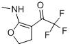 Ethanone, 1-[4,5-dihydro-2-(methylamino)-3-furanyl]-2,2,2-trifluoro- (9CI) CAS#: 574749-64-7