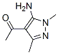 Ethanone, 1-(5-amino-1,3-dimethyl-1H-pyrazol-4-yl)- (9CI) CAS#: 179810-58-3