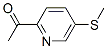 Ethanone, 1-[5-(methylthio)-2-pyridinyl]- (9CI) CAS#: 667882-37-3