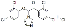 Ethanone, 2-(2,4-dichlorophenoxy)-1-(2,4-dichlorophenyl)-2-(1H-imidazol-1-yl)-, monohydrochloride (9CI) CAS#: 68042-32-0