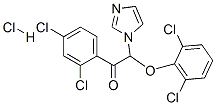 Ethanone, 2-(2,6-dichlorophenoxy)-1-(2,4-dichlorophenyl)-2-(1H-imidazol-1-yl)-, monohydrochloride (9CI) CAS#: 68042-37-5