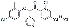 Ethanone,  2-(4-chloro-2-methylphenoxy)-1-(2,4-dichlorophenyl)-2-(1H-imidazol-1-yl)-,  monohydrochloride  (9CI) CAS#: 68042-40-0