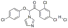 Ethanone, 2-(4-chlorophenoxy)-1-(2,4-dichlorophenyl)-2-(1H-imidazol-1-yl)-, monohydrochloride (9CI) CAS#: 68042-30-8
