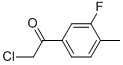 Ethanone, 2-chloro-1-(3-fluoro-4-methylphenyl)- (9CI) CAS#: 627463-24-5