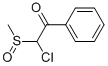 Ethanone, 2-chloro-2-(methylsulfinyl)-1-phenyl- (9CI) CAS#: 66116-76-5