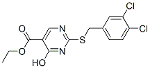 Ethyl 2-[(3,4-dichlorobenzyl)sulfanyl]-4-hydroxy-5-pyrimidinecarboxyla te CAS#: 6944-74-7