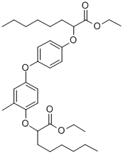 Ethyl 2-(4-(4-((1-(ethoxycarbonyl)heptyl)oxy)-3-methylphenoxy)phenoxy) octanoate CAS#: 70886-49-6