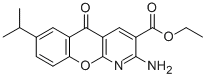 Ethyl 2-amino-7-isopropyl-5-oxo-5H-[1]benzopyrano[2,3-b]pyridine-3-carboxylate CAS#: 68301-99-5