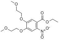 Ethyl 4,5-bis(2-methoxyethoxy)-2-nitrobenzoate CAS#: 179688-26-7