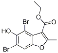 Ethyl 4,6-dibromo-5-hydroxy-2-methyl-1-benzofuran-3-carboxylate CAS#: 7287-42-5