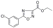 Ethyl 5-(3-chlorophenyl)-[1,2,4]oxadiazole-3-carboxylate CAS#: 657424-68-5