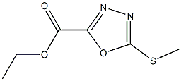Ethyl 5-(Methylthio)-1,3,4-oxadiazole-2-carboxylate CAS#: 62373-31-3