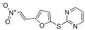 Furan, 2-(2-nitroethenyl)-5-(2-pyrimidylthio)- CAS#: 68345-55-1