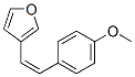 Furan, 3-[(1Z)-2-(4-methoxyphenyl)ethenyl]- (9CI) CAS#: 635678-36-3