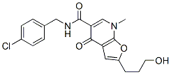 Furo[2,3-b]pyridine-5-carboxamide,  N-[(4-chlorophenyl)methyl]-4,7-dihydro-2-(3-hydroxypropyl)-7-methyl-4-oxo- CAS#: 562101-77-3
