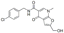 Furo[2,3-b]pyridine-5-carboxamide,  N-[(4-chlorophenyl)methyl]-4,7-dihydro-2-(hydroxymethyl)-7-methyl-4-oxo- CAS#: 562101-87-5
