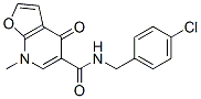 Furo[2,3-b]pyridine-5-carboxamide,  N-[(4-chlorophenyl)methyl]-4,7-dihydro-7-methyl-4-oxo- CAS#: 562101-74-0