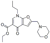 Furo[2,3-b]pyridine-5-carboxylic  acid,  4,7-dihydro-2-(4-morpholinylmethyl)-4-oxo-7-propyl-,  ethyl  ester CAS#: 562100-93-0