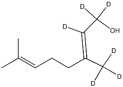 Geraniol-D6 CAS#: 66063-44-3