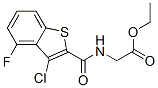 Glycine, N-[(3-chloro-4-fluorobenzo[b]thien-2-yl)carbonyl]-, ethyl ester (9CI) CAS#: 588677-16-1