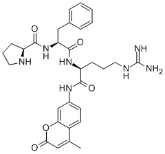 H-PRO-PHE-ARG-AMC ACETATE SALT CAS#: 65147-21-9