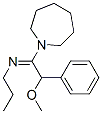 Hexahydro-1-[2-methoxy-2-phenyl-1-(propylimino)ethyl]-1H-azepine CAS#: 64058-23-7