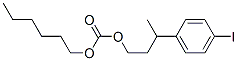 Hexyl 3-(p-iodophenyl)butyl=carbonate CAS#: 60075-84-5