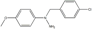 Hydrazine, 1-[(4-chlorophenyl)Methyl]-1-(4-Methoxyphenyl)- CAS#: 62646-04-2