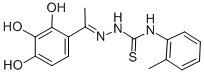 Hydrazinecarbothioamide, N-(2-methylphenyl)-2-(1-(2,3,4-trihydroxyphen yl)ethylidene)- CAS#: 69326-89-2