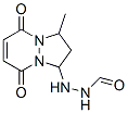 Hydrazinecarboxaldehyde, 2-(2,3,5,8-tetrahydro-3-methyl-5,8-dioxo-1H-pyrazolo[1,2-a]pyridazin-1-yl)- (9CI) CAS#: 613241-52-4