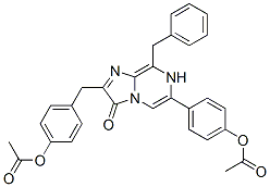 Imidazo[1,2-a]pyrazin-3(7H)-one,  6-[4-(acetyloxy)phenyl]-2-[[4-(acetyloxy)phenyl]methyl]-8-(phenylmethyl)- CAS#: 65417-18-7