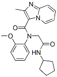 Imidazo[1,2-a]pyridine-3-carboxamide, N-[2-(cyclopentylamino)-2-oxoethyl]-N-(2-methoxyphenyl)-2-methyl- (9CI) CAS#: 606116-09-0