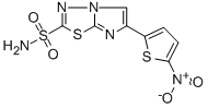 Imidazo(2,1-b)-1,3,4-thiadiazole-2-sulfonamide, 6-(5-nitro-2-thienyl)- CAS#: 183999-60-2