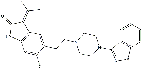 Isopropylidene ziprasidone CAS#: 684269-12-3