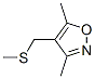 Isoxazole, 3,5-dimethyl-4-[(methylthio)methyl]- (9CI) CAS#: 62679-06-5