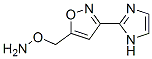 Isoxazole,  5-[(aminooxy)methyl]-3-(1H-imidazol-2-yl)- CAS#: 628698-78-2