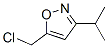 Isoxazole, 5-(chloromethyl)-3-(1-methylethyl)- (9CI) CAS#: 64988-71-2