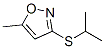 Isoxazole, 5-methyl-3-[(1-methylethyl)thio]- (9CI) CAS#: 69528-76-3